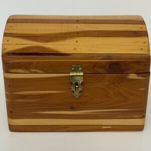 Vintage Wooden Jewelry Box